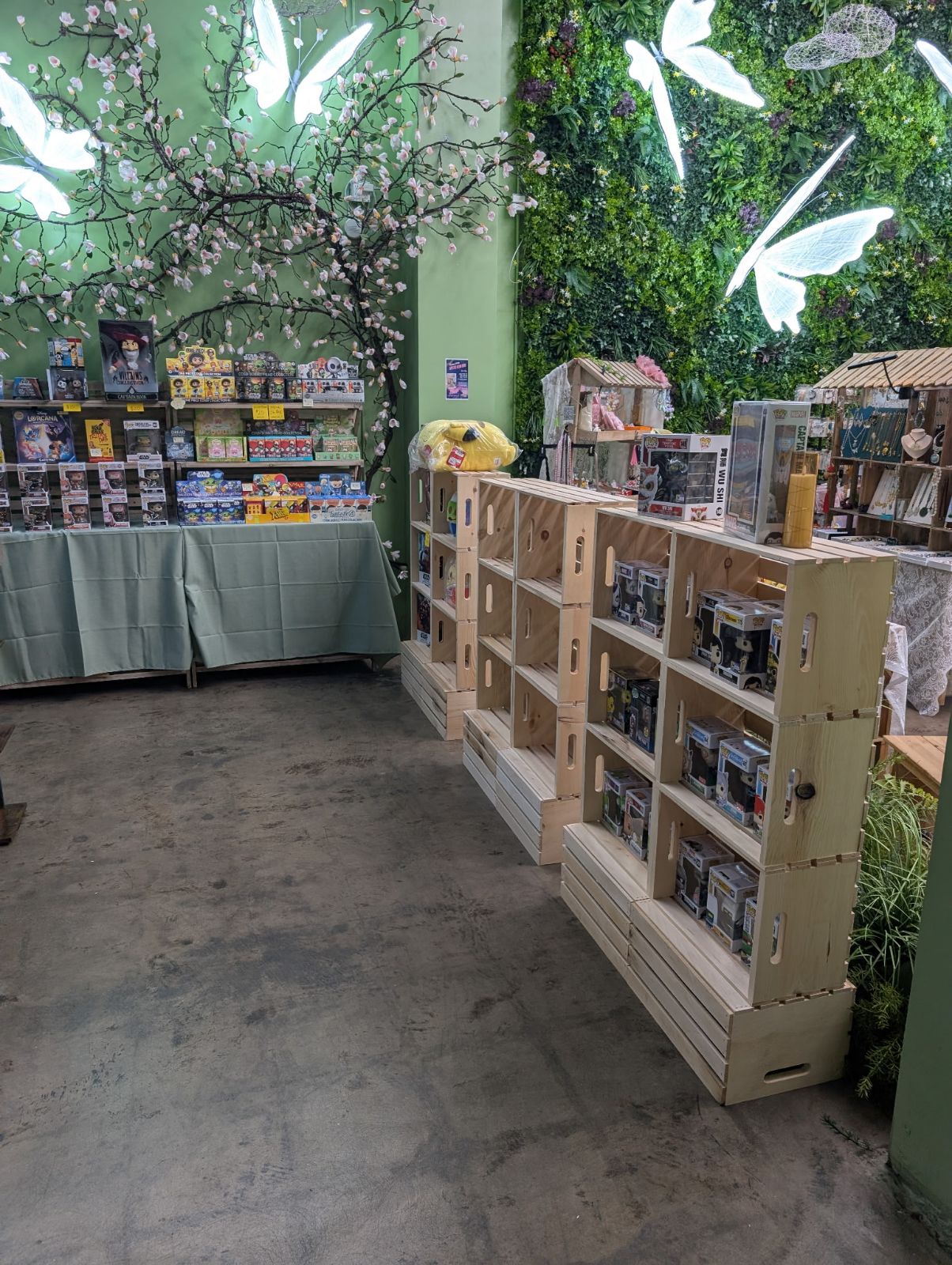 Village Shelf crate displays