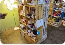 Happy Humble Hub villager booth display