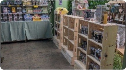 Happy Humble Hub villager booth display
