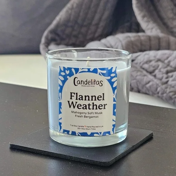 Candelitas Flannel Weather candle